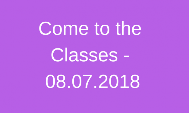 Protected: Come to the Classes – 08.07.2018