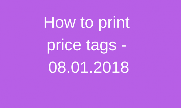 Protected: How to print price tags. (Shop Staff)